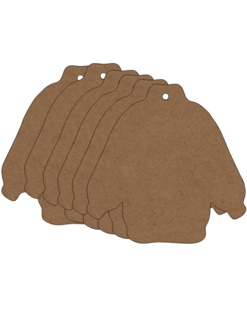 MDF Wood Cutouts for Christmas Painting