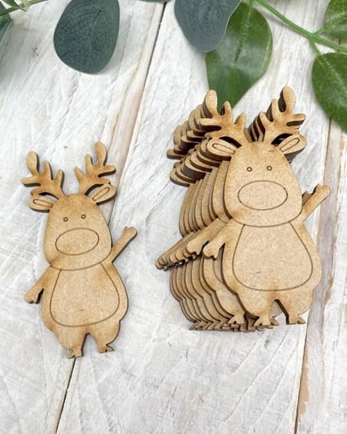 Christmas MDF Embellishments Craft Shape