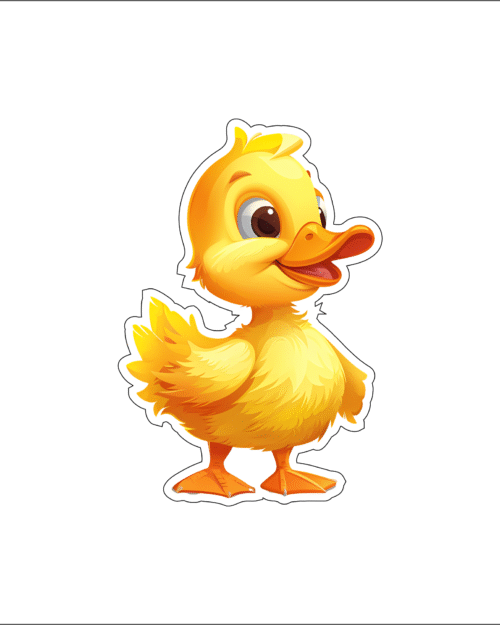 Baby Duck Fridge Magnet