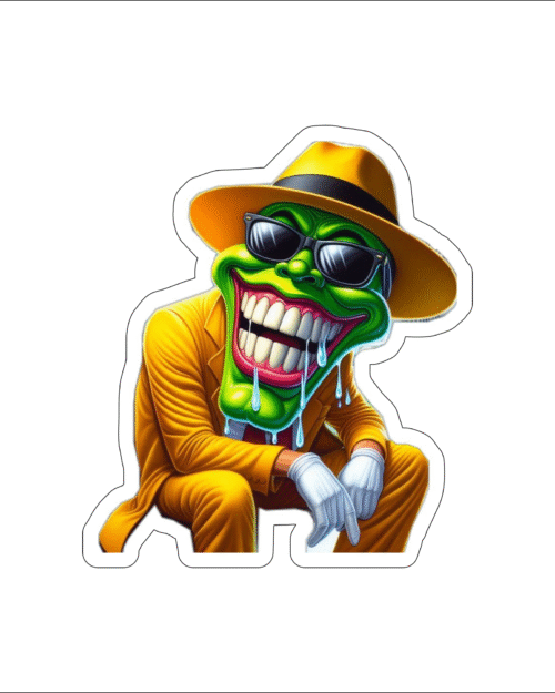 The Mask Man Fridge Magnet